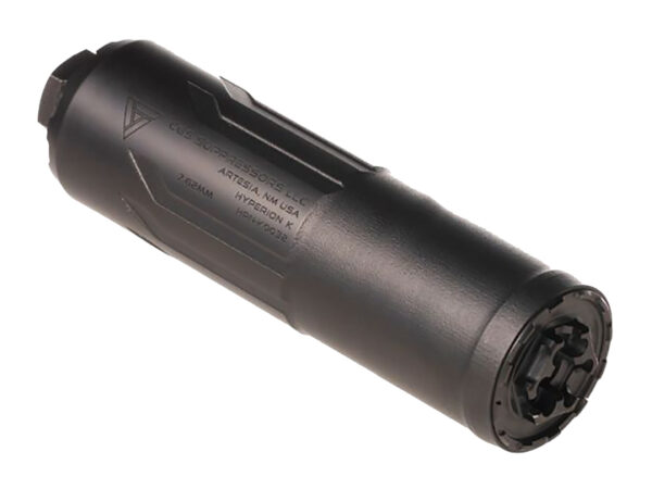 CGS SUPPRESSORS CGS-HYPERION-K Hyperion K Compact 7.62x39mm 6.37" Black Anodized 1.75"