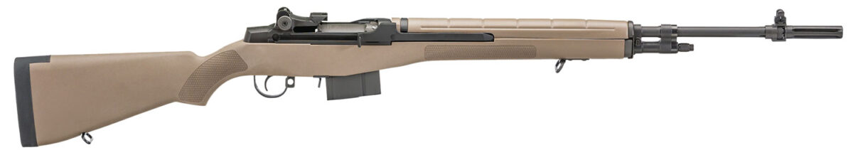 Springfield Armory MA9120 M1A Standard Issue 308 Win/7.62x51mm 10+1 22" Black Parkerized Carbon Steel Barrel, Black Parkerized Steel Receiver, Flat Dark Earth Synthetic Fixed Stock, Right Hand 1 12582