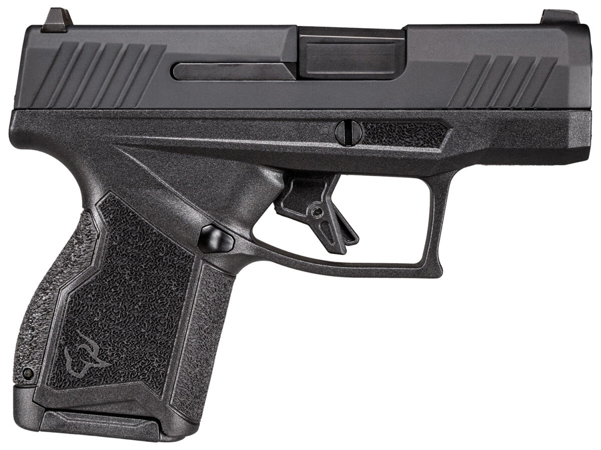 Taurus 1GX4M93110 GX4 Micro-Compact 9mm Luger 10+1 3.06" Satin Black DLC Barrel, Black Nitride Serrated Slide, Matte Stainless Steel Frame, Black Polymer w/Interchangeable Backstrap Grip Right Hand 1 137753