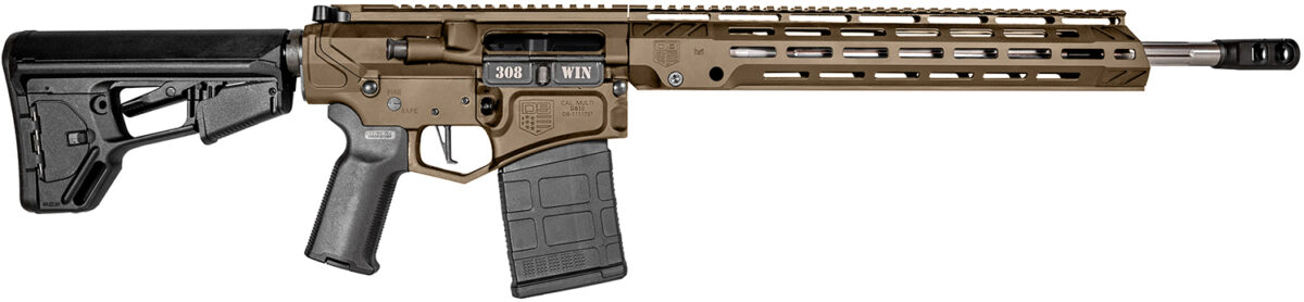 Diamondback DB1059C061 DB10 308 Win 18" 20+1 Flat Dark Earth Adjustable Magpul ACS-L Stock Black Magpul MOE-K2+ Grip 15" M-Lok 1 141043