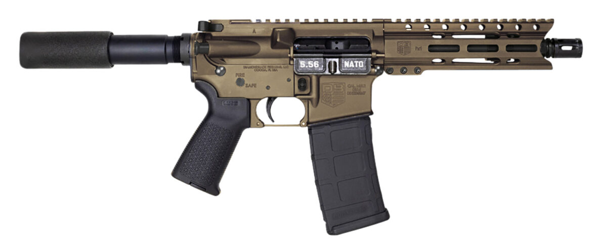 Diamondback DB1912K071 DB15 5.56x45mm NATO 30+1 7" Black Nitride Threaded Barrel, M-LOK Handguard, Midnight Bronze Aluminum Picatinny Rail Receiver, Black Buffer Tube, Black Magpul Grip, Right Hand 1 141152