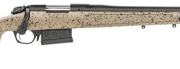 Bergara Rifles B14S352C B-14 HMR 6.5 Creedmoor 5+1 22" Graphite Black Cerakote Free-Floating Barrel, Black Speckled Brown Molded w/Mini-Chassis, Adjustable LOP & Cheek Piece Stock, Right Hand