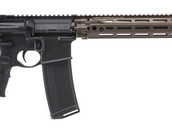 Daniel Defense 0219103270047 DD4 RIII 5.56x45mm NATO 16" 30+1, Black Rec/Furniture, OEM Stock & Grip, 12.50" FDE M-Lok Handgaurd, Ambi Controls