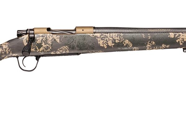 Christensen Arms 8010619500 Ridgeline FFT 28 Nosler 3+1 22" Carbon Fiber/Threaded Barrel, Burnt Bronze Cerakote, Green with Black/Tan Accents Stock