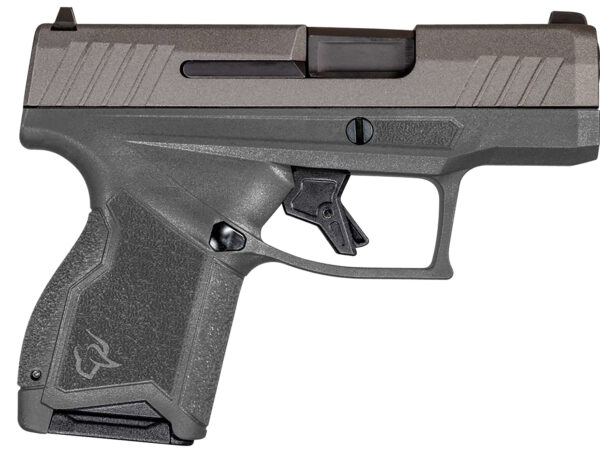 Taurus 1-GX4M93CG GX4 Micro-Compact 9mm Luger Caliber with 3.06" Barrel, 11+1 Capacity, Gray Finish Frame, Serrated Tungsten Gray Cerakote Steel Slide & Interchangeable Backstrap Grip Includes 2 Mags
