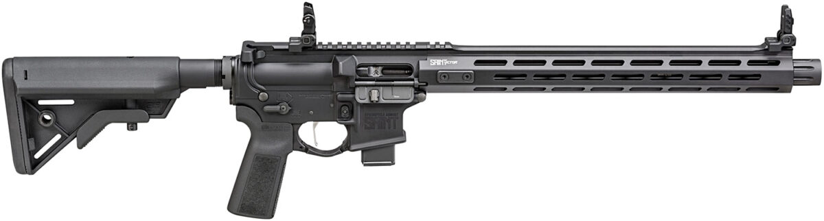Springfield Armory STV91609BLC SAINT Victor 9mm Luger 16" 10+1, Black, B5 Sytems Bravo Stock & Type 23 Grip, Flip-Up Sights, Blast Diverter 1 156649