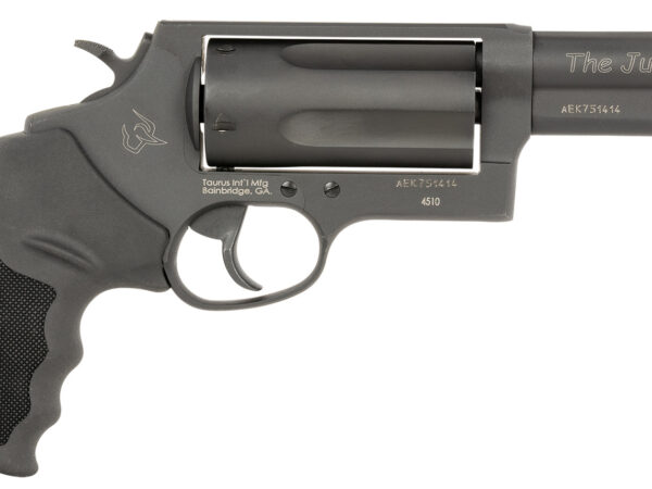 Taurus 24410P31MAG Judge T.O.R.O Magnum Compact Frame 45 Colt (Long Colt)/410 Gauge 5 3" Matte Black Oxide Steel Barrel, Cylinder & Frame, Black Rubber Grip, Transfer Bar Safety, Exposed Hammer