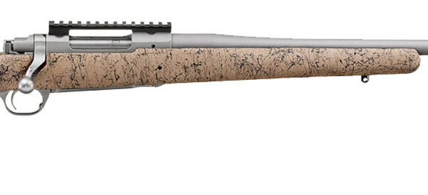 Ruger 57157 Hawkeye FTW Hunter Full Size 375 Ruger 3+1 22" Matte Stainless Steel Threaded Barrel, Picatinny Rail Stainless Steel Receiver, Speckled Tan/Black HS Precision Synthetic Stock