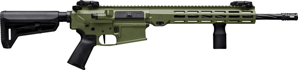 Maxim Defense MXM49684 MD10 L 308 Win 20+1 16" Fluted Barrel, Bazooka Green Cerakote Finish, M-LOK Handguard, Black Magpul Furniture, SL-K Stock, MVG Grip, MBUS Sights, Blackout Defense Flat Trigger 1 159401