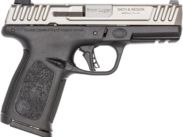 Smith & Wesson 13935 SD9 2.0  Compact Frame 9mm Luger 10+1, 4" Stainless Steel Barrel, Satin Stainless Steel Serrated Slide, Black Polymer Frame w/Picatinny Rail, Black Textured Polymer Grip