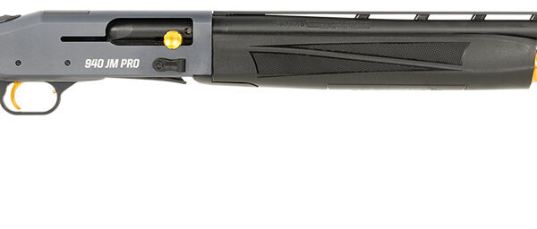 Mossberg 85165 940 JM Pro Full Size 12 Gauge Semi-Auto 3" 9+1 24" Matte Blued Vent Rib Barrel, Tungsten Gray Drilled & Tapped Stainless Steel Receiver, Adjustable Black Synthetic Stock, Right Hand