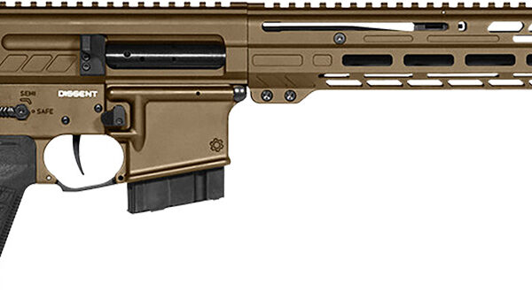 CMMG 28A490FMB Dissent MK4 22 ARC 10+1 16.10"  Midnight Bronze Cerakote Picatinny Rail Aluminum Receiver, M-LOK Handguard, Black CMMG Dissent Side Folding Stock, Zeroed Drop-In Single Stage Trigger