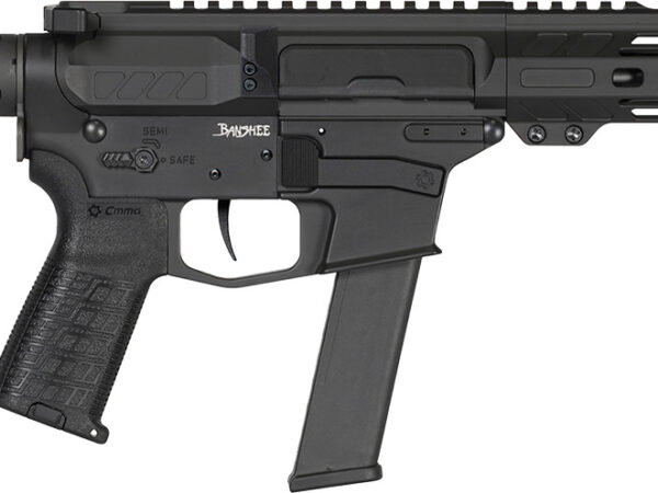 CMMG 40A330FAB Banshee MKGS 40 S&W 22+1 8" Black Nitride Medium Taper Threaded Barrel, EML 7" M-LOK Handguards, Black Armor Cerakote Aluminum Picatinny Rail Receiver, CMMG Zeroed Grips, Ambidextrous