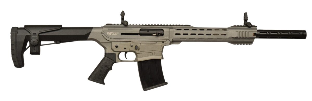 Gforce Arms GF251220TG GF25 12 Gauge Semi-Auto 3" 5+1 20" Tungsten Cerakote Threaded Barrel, Tungsten Cerakote Receiver, Black Synthetic Stock 1 168482