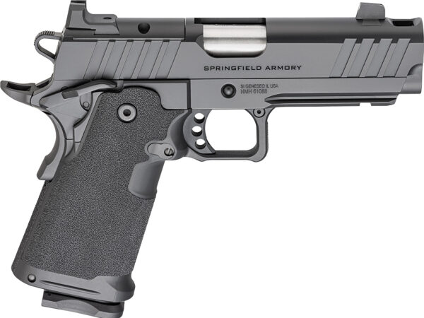 Springfield Armory PH9117AOSCOMP 1911 DS Prodigy 9mm Luger 20+1 4.25" Stainless Match Grade Bull Barrel, Black Cerakote Optic Ready Serrated Carbon Steel Slide & Frame w/Beavertail, Black Polymer Grip