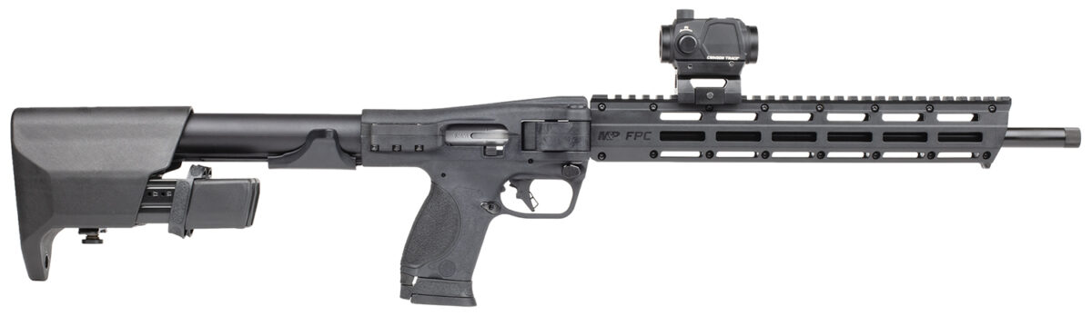Smith & Wesson 14377 M&P FPC 9mm Luger 23+1 16.25" Black Oxide Black Anodized Receiver 15" M-LOK Handguard Polymer Stock M&P w/Interchangeable Palmswells Grip 1 169484
