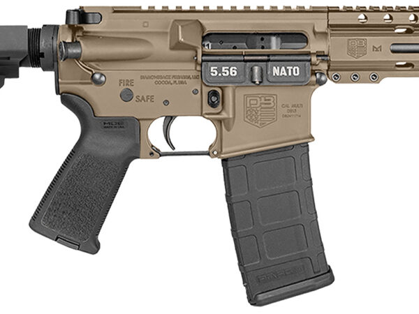 Diamondback DB1913K061 DB15  5.56 NATO 30+1 7" Flat Dark Earth Cerakote Heavy Barrel 7075-T6 Aluminum Receiver 6" M-LOK Handguard SBA3 Brace Magpul MOE Grip