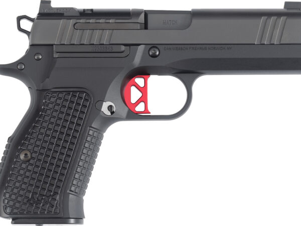 Dan Wesson 92104 DWX  Compact Frame 9mm Luger 15+1 4" Black Match Grade Barrel, Black DLC Serrated Slide, Black Aluminum Frame w/Beavertail, Black Aluminum Grip
