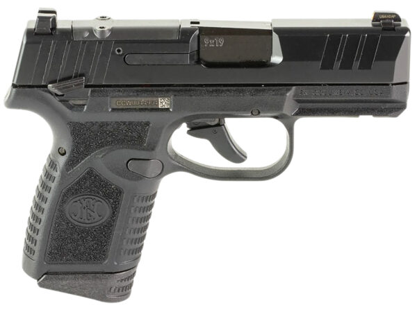 FN 66101418 Reflex MRD 9mm Luger 15+1 11+1 3.30" Micro-Compact Frame Black PVD Optic Ready/Serrated Steel Slide w/Picatinny Rail Stippled Grip Ambidextrous
