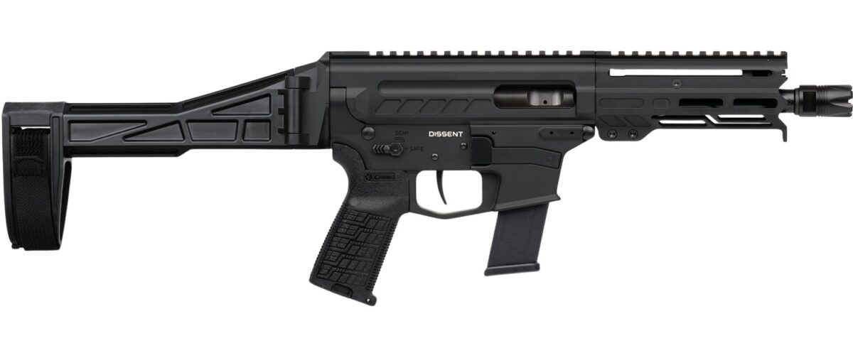 CMMG 45A250F-AB Dissent MKG 45 ACP 13rd 6.50" 5.5"Proprietary Handguard 7075-T6 Aluminum CMMG Zeroed Grip 1 170855