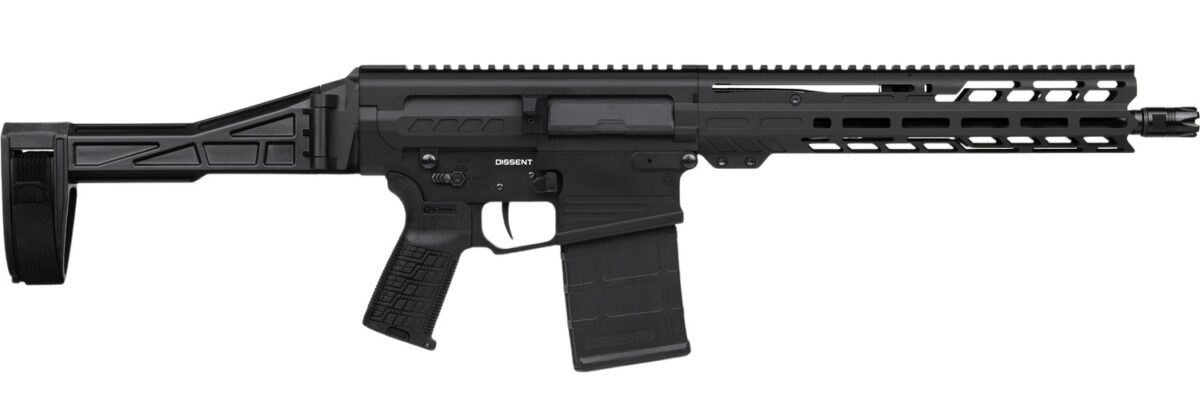 CMMG 33A380C-AB Dissent MK3 8.6 Blackout 20rd 12.50" Black Nitride 7075-T6 Aluminum Receiver 11" Proprietary Handguard CMMG Zeroed Grip 1 170856