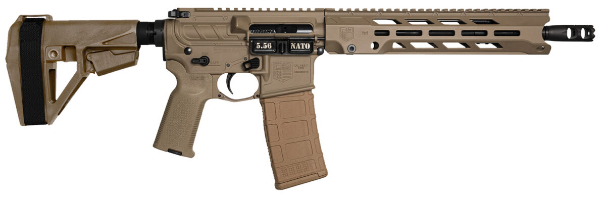 Diamondback DB1984K061 DB15 Obsidian 5.56 NATO 30+1 11.50" Black Nitride 11" M-LOK Handguard SBA5 Brace Magpul MOE K2 Grip 1 172497