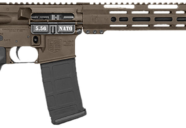 Diamondback DB1718K071 DB15 Carbon Series 5.56 NATO 30+1 16" Black Nitride Threaded Barrel, Midnight Bronze Cerakote Picatinny Rail Aluminum Receiver, Adjustable Black Synthetic Stock, Magpul MOE Grip