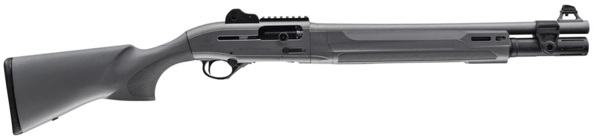 Beretta USA J131M2CTT187GR 1301 Tactical C Mod 2 12 Gauge Semi-Auto 3" 7+1 18.50" Chrome Lined Steel Barrel, Picatinny Rail Aluminum Receiver, Gray w/Aggressive Texture Gray Fixed Synthetic Stock 1 179450