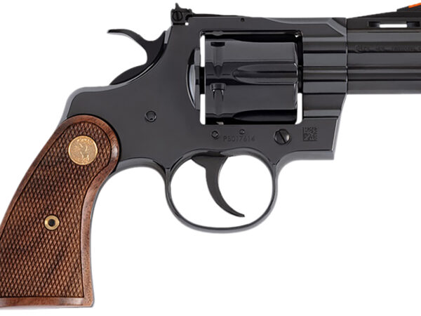 Colt Mfg PYTHONBP2WTS Python  357 Mag/38 Special 6 Shot 2.50" Blued Carbon Steel Vent Rib Barrel, Cylinder & Frame, Wood Grip, Exposed Hammer