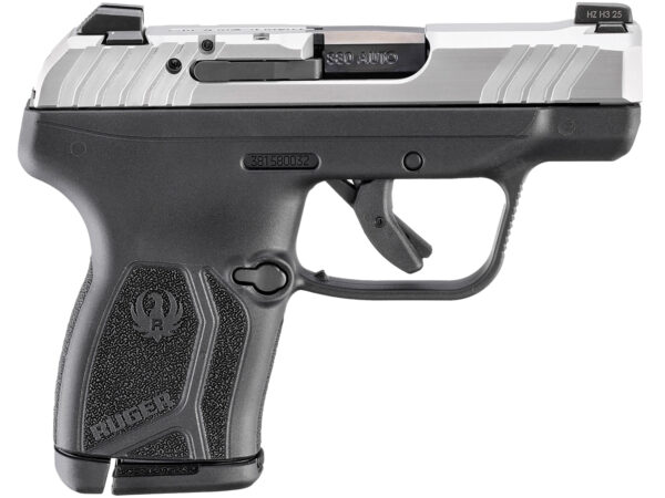 Ruger 13754 LCP Max *CA Complaint 380 ACP 10+1 2.80" Black Oxide Alloy Steel Barrel, Matte Stainless Steel Serrated Slide, Black Polymer Frame, Textured Grip