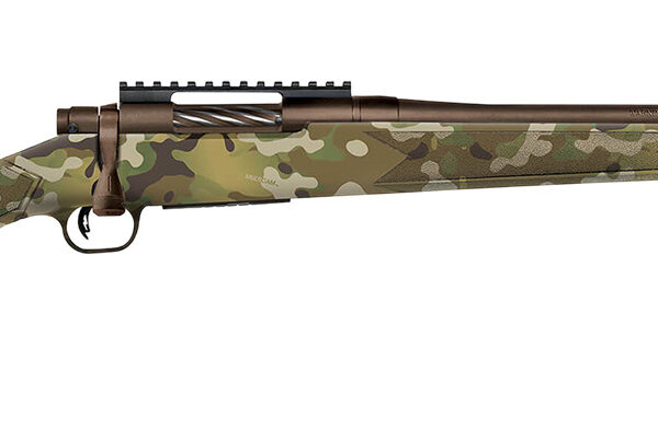 Mossberg 28282 Patriot  Compact 6.5 PRC 4+1 20" Patriot Brown Cerakote Threaded Bull Barrel, Patriot Brown Cerakote Steel Receiver w/Picatinny Rail, MultiCam Fixed Synthetic Stock