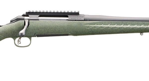Glenfield 52002 Model A  Full Size 30-06 Springfield 4+1 20" Matte Black Threaded Barrel, Matte Black Alloy Steel Receiver w/Picatinny Rail, Moss Green Splatter Fixed Synthetic Stock, Thread Protector