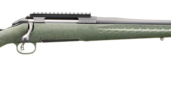Glenfield 52006 Model A  Full Size 350 Legend 5+1 20" Matte Black Threaded Barrel, Matte Black Alloy Steel Receiver w/Picatinny Rail, Moss Green Splatter Fixed Synthetic Stock, Thread Protector