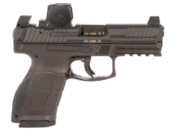HK 81001349 VP9A1 K w/Optic Compact Frame 9mm Luger 10+1 4.09" Black Barrel, Black Steel Serrated w/Optic Slide, Black Polymer Frame w/Picatinny Rail, Interchangeable Backstrap Grip, Vortex CCW