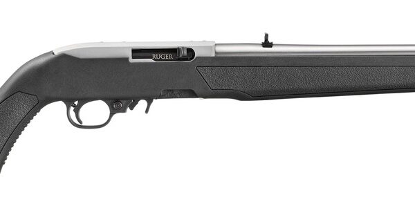 Ruger 32006 10/22  22 LR 10+1 18.50" Satin Stainless Steel Barrel & Drilled & Tapped Receiver, Black Fixed w/M-LOK Polymer Stock