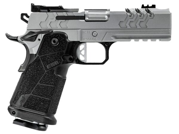 Kimber Mfg, Inc 3500075 2K11 Pro Compact 9mm Luger 19+1 4.25" Matte Stainless Steel Compensated Barrel & Lightening Cut/Optic Ready/Serrated Slide, Matte Stainless Steel Frame w/Beavertail & Picatinny