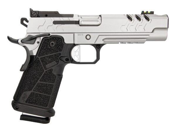 Kimber Mfg, Inc 3500080 2K11  Full Size 9mm Luger 20+1 5" Matte Stainless Steel Compensated Barrel & Lightening Cut/Optic Ready/Serrated Slide, Matte Stainless Steel Frame w/Beavertail & Picatinny Rai