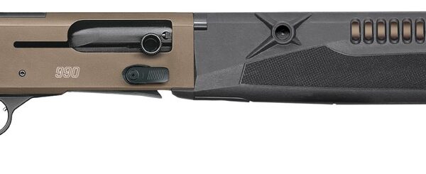 Mossberg 83011 990 Aftershock SPX Semi-Auto 3" 5+1 14.75" Flat Dark Earth Cerakote Integrated Heat Shield Barrel & Drilled & Tapped Receiver, Black Polymer Grip