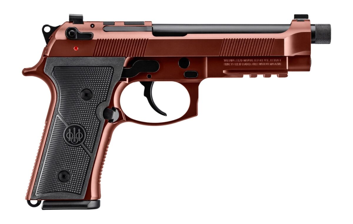 Beretta USA JS92M9A4GCLA15 M9A4 Overlanding Full Size Frame 9mm Luger 15+1 5.10" Black Threaded Barrel, Clay Cerakote Steel Optic Ready/Serrated Slide, Clay Cerakote Aluminum Frame w/Beavertail & Pica 1 192639