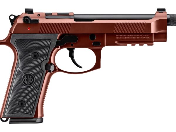 Beretta USA JS92M9A4GCLA15 M9A4 Overlanding Full Size Frame 9mm Luger 15+1 5.10" Black Threaded Barrel, Clay Cerakote Steel Optic Ready/Serrated Slide, Clay Cerakote Aluminum Frame w/Beavertail & Pica