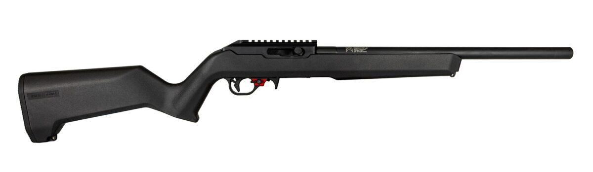 Franklin Armory 0290002BLK F22 V 22 LR 10+1 18" Black Integrated Suppressor Barrel, Black Hardcoat Anodize Aluminum Receiver w/Picatinny Rail, Black Magpul MOE X-22 Synthetic Stock, 22-EZ Binary Trigg 1 192777