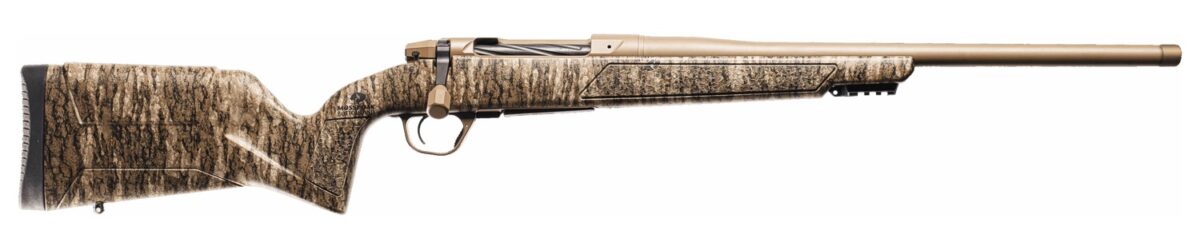 Christensen Arms 801-15059-01 Evoke Mossy Oak 25 Creedmoor 4+1 20" Flat Dark Earth Cerakote Threaded Barrel, Flat Dark Earth Cerakote Drilled & Tapped Receiver, Picatinny Rail Forend, Mossy Oak Bottom 1 194154