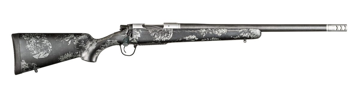 Christensen Arms 801-060077-00 Ridgeline FFT 25 Creedmoor 4+1 20" Carbon Fiber Threaded Barrel, Stainless Steel Drilled & Tapped Receiver, Carbon w/Gray Accents Fixed Carbon Fiber Stock 1 194185