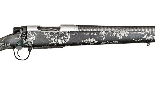 Christensen Arms 801-060077-00 Ridgeline FFT 25 Creedmoor 4+1 20" Carbon Fiber Threaded Barrel, Stainless Steel Drilled & Tapped Receiver, Carbon w/Gray Accents Fixed Carbon Fiber Stock