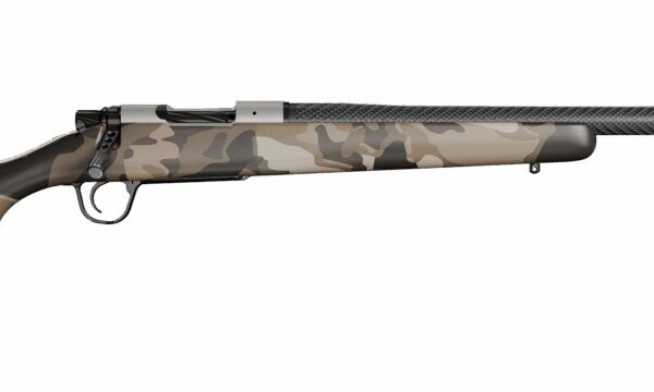Christensen Arms 801-060079-00 Ridgeline FFT 25 Creedmoor 4+1 20" Carbon Fiber Threaded Barrel, Burnt Bronze Cerakote Steel Drilled & Tapped Receiver, Barren Dune Camo Fixed Carbon Fiber Stock