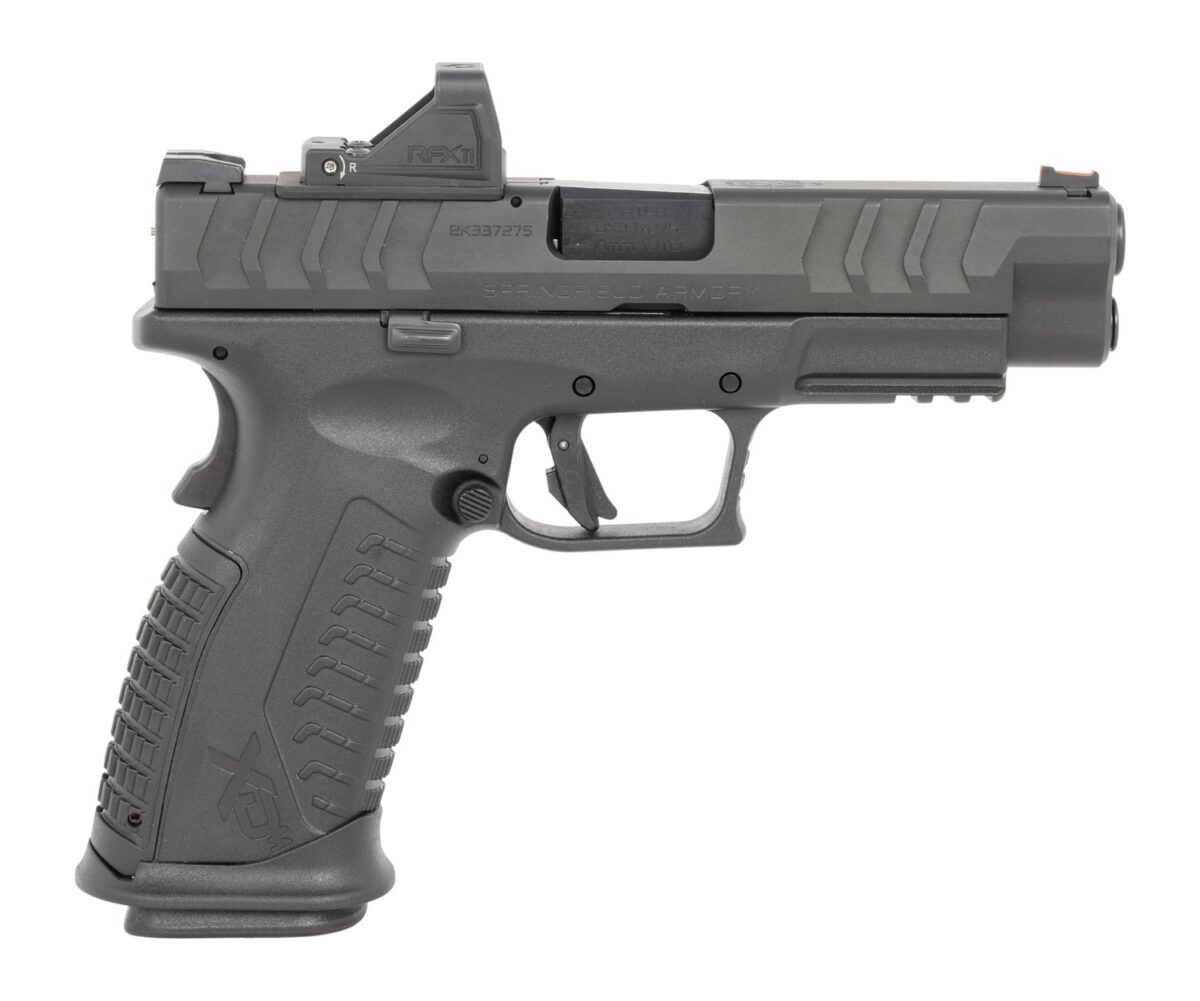 Springfield Armory XDME94510BHCOSP15PAC XD-M Elite OSP Gear Pac Full Size 10mm Auto, 15+1 4.50" Black Melonite Match Grade Barrel & Optic Ready/Serrated Steel Slide, Black Polymer Frame w/Picatinny Ra 1 195230