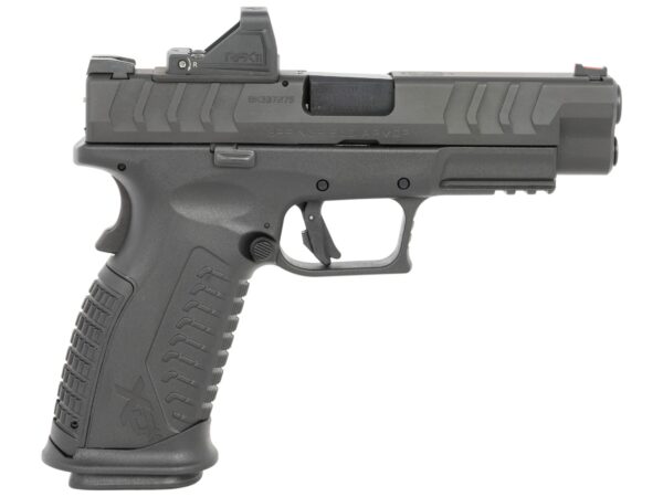 Springfield Armory XDME94510BHCOSP15PAC XD-M Elite OSP Gear Pac Full Size 10mm Auto, 15+1 4.50" Black Melonite Match Grade Barrel & Optic Ready/Serrated Steel Slide, Black Polymer Frame w/Picatinny Ra