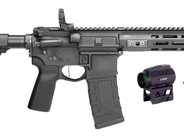 Springfield Armory STV995300BV2SBA3PAC SAINT Victor Gear Pac 300 Blackout 30+1 9.50" Black Nitride Threaded Barrel, Black Hardcoat Anodize Aluminum Receiver w/ Rail, M-LOK Handguard, Black Polymer SB