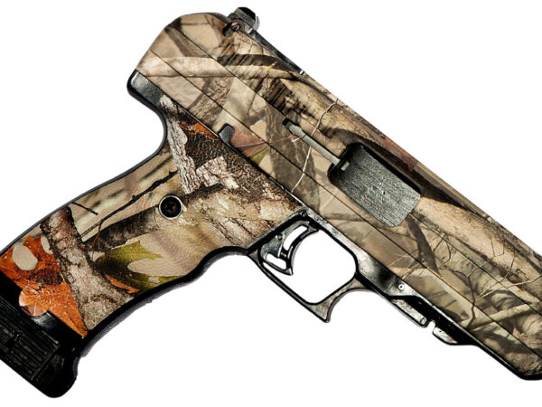 Hi-Point 34010WC JCP  40 S&W 10+1, 4.50" Black Steel Barrel, Hydro-Dipped Woodland Camo Serrated Steel Slide, Hydro-Dipped Woodland Camo Polymer Frame w/Picatinny Rail & Grip