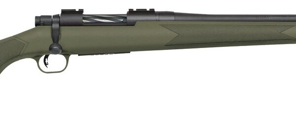 Mossberg 28080 Patriot  450 Bushmaster 4+1 20" Matte Blued Threaded Barrel, OD Green Synthetic Stock